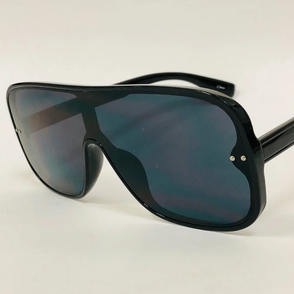 Women Sunglasses Fashion Light Confortuble Single Black Lens Retro Luxury Design